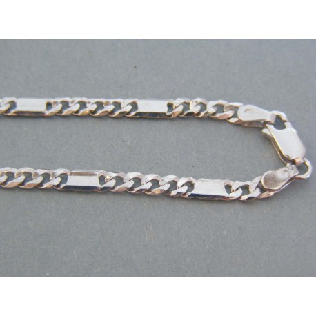Strieborná retiazka pancier platničky VRS5551407 925/1000 14.07g