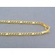 Zlatá retiazka žlté zlato očká platničky DR445273Z 14 karátov 585/1000 2.73g