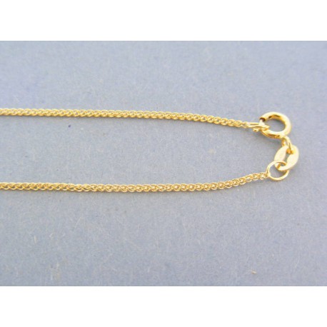 Zlatá retiazka žlté zlato očká DR50143Z 14 karátov 585/1000 1.43g