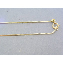 Zlatá retiazka lánko žlté zlato DR45128Z 14 karátov 585/1000 1.28g