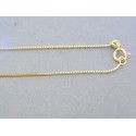 Zlatá retiazka lánko žlté zlato DR45128Z 14 karátov 585/1000 1.28g