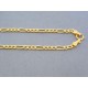 Zlatá retiazka vzor figáro žlté zlato DR505245Z 14 karátov 585/1000 2.45g