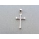 Strieborný prívesok krížik kamienky DIKS118 925/1000 1.18g
