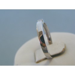 Zlatý dámsky prsteň biele zlato zirkón DP54211B 14 karátov 585/1000 2.11g