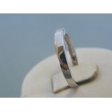 Zlatý dámsky prsteň biele zlato zirkón DP54211B 14 karátov 585/1000 2.11g