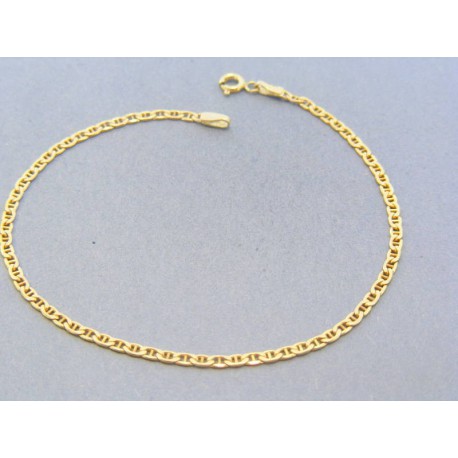 Zlatý náramok oválne očká žlté zlato DN205134Z 14 karátov 585/1000 1.34g