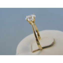 Zlatý dámsky prsteň so zirkónom VP59201Z 14 karátov 585/1000 2.01g