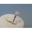 Strieborný dámsky prsteň srdiečko so zirkónom DPS52133 925/1000 1.33g