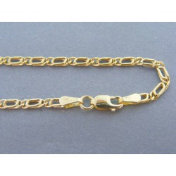 Zlatá pánska retiazka vzorovaná VR50340Z 14 karátov 585/1000 3.40g