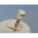 Zlatý dámsky prsteň opál žlté zlato VP56286Z 14 karátov 585/1000 2.86g