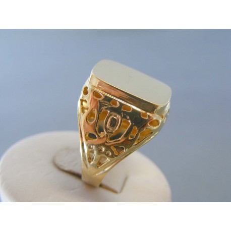 Zlatý pánsky prsteň vzorovaný VP66814Z 14 karátov 585/1000 8.14g