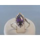 Zlatý dámsky prsteň biele zlato zirkóny DP62392B 585/1000 3.92g