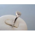 Zlatý dámsky prsteň biele zlato číre zirkóny DP51139 14 karátov 585/1000 1,39g