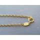 Zlatá retiazka ručný vzor žlté zlato DR45178 14 karátov 585/1000 1,78g