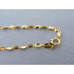 Zlatá dámska retiazka žlt zlato DR45178 14 karátov 585/1000 1,78g