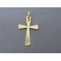 Zlatý prívesok krížik žlté zlato DI057Z 14 karátov 585/1000 0,57g