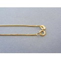 Zlatá dámska retiazka lanko žlté zlato DR45233Z 14 karátov 585/1000 2,33g