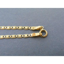 Zlatá retiazka vzor valentína žlté zlato DR495328Z 14 karátov 585/1000 3,28g