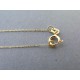 Zlatá retiazka ručný vzor žlté zlato DR45072Z 14 karátov 585/1000 0,72g