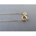 Zlatá retiazka ručný vzor žlté zlato DR45072Z 14 karátov 585/1000 0,72g