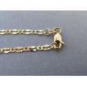 Zlatá retiazka vzor figaro žlté zlato DR50338Z 14 karátov 585/1000 3,38g