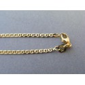 Zlatá retiazka vzor valentína žlté zlato DR65525Z 585/1000 5,25g
