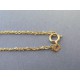 Zlatá dámska retiazka vzorovaná žlté zlato DR42189Z 14 karátov 585/1000 1,89g