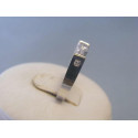 Zlatý dámsky prsteň zirkón biele zlato DP50236B 14 karátov 585/1000 2,36g
