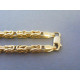Zlatá pánska retiazka kráľovský vzor zirkóny VR6452552Z 14 karátov 585/1000 25,52g