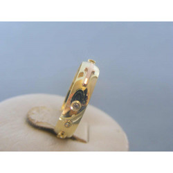 Zlatý prsteň ruženec žlté červené zlato VP55325V 14 karátov 585/1000 3,25g
