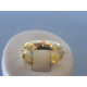 Zlatý prsteň ruženec žlté červené zlato VP55325V 14 karátov 585/1000 3,25g