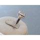 Strieborný dámsky prsteň kocka zirkóny DPS51211 925/1000 2,11g
