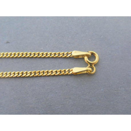 Zlatá retiazka vzor pancier žlté zlato DR50238Z 14 karátov 585/1000 2,38g