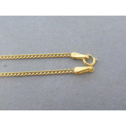 Zlatá retiazka vzor pancier žlté zlato DR45130Z 14 karátov 585/1000 1,30g