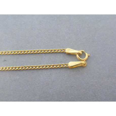 Zlatá retiazka vzor pancier žlté zlato DR45130Z 14 karátov 585/1000 1,30g