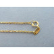 Zlatá retiazka ručný vzor žlté zlato DR42226Z 14 karátov 585/1000 2,26g