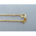 Zlatá retiazka ručný vzor žlté zlato DR42226Z 14 karátov 585/1000 2,26g