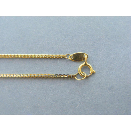 Zlatá dámska retiazka vzorovaná žlté zlato DR45298Z 14 karátov 585/1000 2,98g