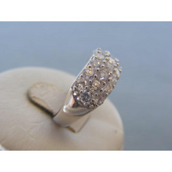 Strieborný dámsky prsteň zirkóny DPS54446 925/1000 4,46g