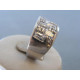 Strieborný dámsky prsteň zirkóny DPS58932 925/1000 9,32g