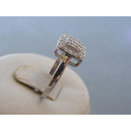 Strieborný dámsky prsteň zirkóny DPS55277 925/1000 2,77g