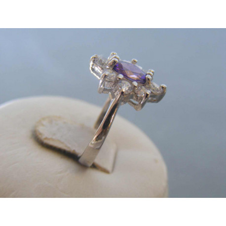 Strieborný dámsky prsteň zirkóny DPS53292 925/1000 2,92g