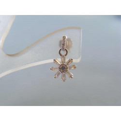 Strieborné dámske náušnice zirkóny napichovacie DAS166 925/1000 1,66g