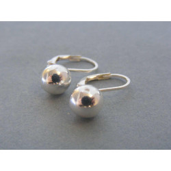 Strieborné dámske náušnice guličky hladké DAS208 925/1000 2,08g