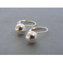 Strieborné dámske náušnice guličky hladké DAS208 925/1000 2,08g