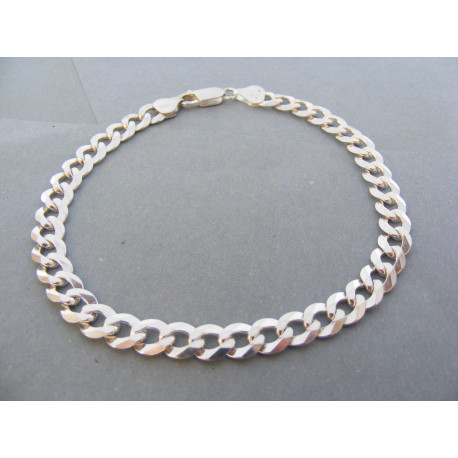 Pánsky strieborný náramok pancier DNS2351335 925/1000 13,35 g