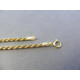 Zlatá dámska retiazky točený vzor žlté zlato DR50186Z 14 karátov 585/1000 1,86 g