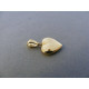 Dámsky zlatý prívesok Srdiečko hladký DI164Z žlté zlato 14 karátov 585/1000 1,64 g