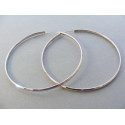Dámske strieborné naušnice kruhy vzorované DAS870 925/1000 8,70 g