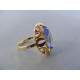 Zlatá dámska súprava naušnice, prsteň zirkóny DS601245 viacfarebné zlato 14 karátov 585/1000 12,45 g